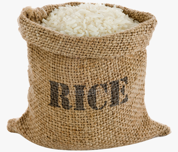 Rice prepared for export